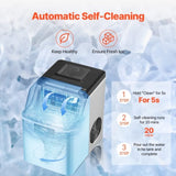 VEVOR Portable Countertop Ice Maker 45Lbs/24H Self-Cleaning with Scoop Basket V952-FBTMSZBJBXG4WO4T1V3