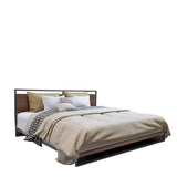 Milano Decor Azure Bed Frame with Headboard Black - Single ABM-10001723