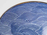 Ramen Bowl 24.5cm Traditional Wave Design V637-C0493