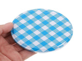 Plated Silver Iron Regular Mouth Mason Jar Lids, High Temp Resistant, Sealing for Jars 50Pcs V1366-AZ2-W-13942