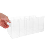 Clear Acrylic Organizer, 5 Compartments, Closet Use, Ideal for Belts and Accessories, Sleek Design V1369-AZ3-W-17181