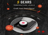 Smokeless Indoor Electric Grill & Nonstick Griddle Compact, Fast-Heating Tabletop Grill for V1197-JD-1101