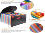 File Organizer - 24-pocket expandable folder - A4 size accordion folder - expandable file organizer V1259-DP01-BO-177