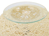 Adjustable Rattan Table Lamp Dimmable Woven Aromatherapy Lamp Night Light for Living Room Bedroom V1294-YM0901-3119250006711