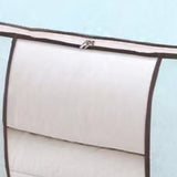 Clothes Storage Bags Fabric Foldable Blanket Storage Container Closet Organizer with Clear Window V1294-YM0901-3117250021329