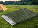 Mountview Sleeping Bag Double Bags Outdoor Army Green UA1012