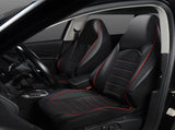 2 Pack, Universal Car Seat Covers, Waterproof Breathable Front Seat Protector Set for Cars, SUVs and V1189-LC-QP-00700