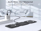 CHOETECH T588-F-BK 3-in-1 Foldable Fast Wireless Charger for Phone/Watch/Earphone V28-ELECHOT588FBK