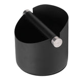 Coffee Grounds Bucket Stainless Steel Rubber Coffee Dump Bin for Home Restaurants BarsBlack Large V1294-YM0523-3118220002813