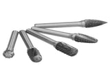 5Pcs/Set Tungsten Steel Grinding Burr Rotary Grinders 6MM Shank Head Rotary Cutter V1294-YM0901-3111200215711