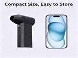 HighSpeed Brushless Mini Portable Turbo Fan, Handheld Wireless Blower for Outdoor Use, LED Light V1221-XM-LB8208-GM230