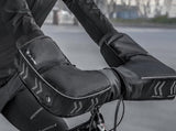 Winter Bike Handlebar Mitts - Universal Thickened Windproof Gloves for Road Bicycles V1308-DSZKI-81