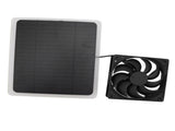 10W Solar Panel Fan Kit Lightweight Solar Charger Panel Fan for Greenhouse Pet House Tree House V1294-YM0715-3114220049011