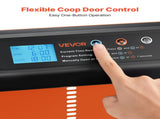 Automatic Chicken Coop Door, Battery Powered Chicken Coop Door with Timer & Manual Setting, V952-JSKMQCSSKGDCNGEKL001V9