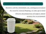 2 PCS Compost Outdoor,Inground Worm Farm Compost Kit for Raised Garden Beds , Farm Compost V1370-AZ4-10180
