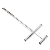 Soil Sample Probe with Ejector Tubular Stainless Steel Rod T Shaped Handle for Plant Care Garden V1294-YM0901-3111250006711