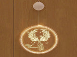 Christmas Decorative String Lights for Window, Acrylic LED Night Lights for Christmas, Birthday V1263-JX-1807