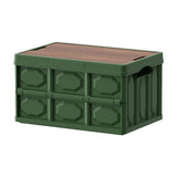 Folding Camping Storage Box Portable Outdoor Storage Chest 20L Capacity Stackable Multifunctional V1370-AZ4-09191