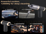 Black Portable 2-in-1 Cordless Vacuum Duster Kit with 2 Attachments V888-ELOSUNG39081