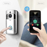 Wireless Video Doorbell Camera with Ringtone, Silver V1263-JX-5022