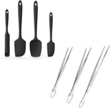 600F Heat Resistant Silicone Spatulas Cooking Mixing Utensils and 8"10"12" V1258-DP02-C-368