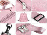 Gym Bag, Women's Backpack, With Shoe Compartment, Separation of Wet and Dry Items, Portable V1189-LC-HW-00148