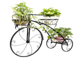3-Tier Iron Bicycle Plant Stand Rack Tricycle Planter V178-66787