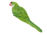 Parrot Figurine Simulation Vivid Innovative Wall Mounted Hand Painted Resin Parrot Model Toy for V1294-YM0901-3111240084314