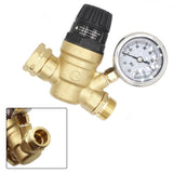 3/4In Water Pressure Regulator with Pressure Gauge For Camper Garden Hose Traile V1189-LWWAL-20260327-04009