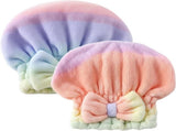 2Pcs Super Absorbent Towel Wrap for Wet, Microfiber Drying Caps, Soft and Fast Drying V1258-DP02-F-42