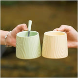 Ceramic mug for home - 8.4 oz plain coffee/tea mug - Dopamine Mood - Coffee mug for reading/studying V1259-DP01-BO-449