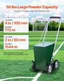 Dry Line Marker 4-Wheel 50 or 100 mm Lines Heavy Duty Steel Chalker 22.7kg V952-STHXJPFS4L505OSAJV0