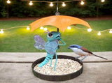 Dragonfly Umbrella Bird Feeder for Outside Hanging, Hummingbird Feeder Garden Decor Yard Decorations V1366-AZ2-W-26755