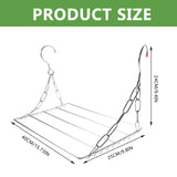 HOOWIFFY Minimalist Clothes Drying Rack with Windproof Design, Prevents Clothes from Blowing , 1 V1189-WXFWAL-20260326-02397