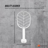 2 in 1 Rechargeable Mosquito Swatter - Electronic Fly Insect Bug Zapper Racket V238-SUPDZ-40003294494800