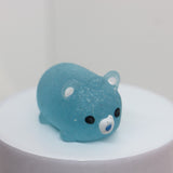40X Care Bears Glitter Squishy Toy Capsules 50mm Collectible Gacha w Display Box V274-TOY-KN-IGT-CAREBFL-50