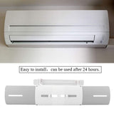 Anti wind Shield Air Conditioning Wind Shield Retractable Windshield Deflector Grey V1294-YM0727-JY10990-02
