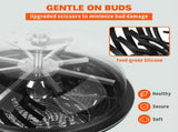 19 inch Bud Leaf Bowl Trimmer Tumble Stainless Steel Blades Twisted Spin Cut V465-86337