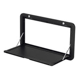 Weisshorn Caravan Table 800 x 450mm Folding Lockable Black CARAVAN-TABLE-80X45-BK