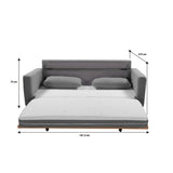 SHASA 2 Seater Pull-out Sofa bed Grey celadon V606-FURNI-SOF-T330-SHAS-GC