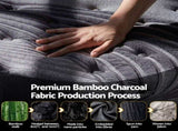 Giselle Bedding 34cm Mattress Bamboo Cover Double MATTRESS-BLACK-DOUBLE
