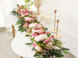 2PCS Set Artificial Wedding Arch Flowers Kit Flower Swag Wedding Arch Decor V1294-YM0523-220427XY01-6