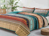 Textured Quilted bedspread and pillowcovers set Add Depth and Dimension - Queen size V745-MAC080375Q13U