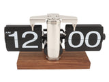 Digital Flip Down Clock Retro Automatic Turning Battery Operated Mechanical Clock for Home Room V1294-YM0710-3115230113213