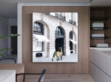 Interior Ave - Catwalk - 90cm x 60cm White Framed Artwork V355-IA-AW-CW-F9060