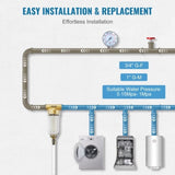 Spin Down Filter, 40 Micron Whole House Sediment Filter for Well Water, 3/4" G-F 1" G-M, 4 T/H V952-SDCXQZSGLQZC3BJ3TV0