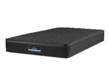 Giselle Bedding Single Mattress 34cm Euro Top with 5-Zone Pocket Spring Support Black MATTRESS-E-MUSE-34-S