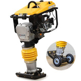 BAUMR-AG 77KG 285 x 345mm Tamping Rammer, 10kN 6.5hp, w/ Transport Wheel Kit, Compactor for Soil V219-COMRMRBMW7CA