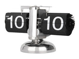 Digital Flip Down Clock Retro Minimalist Single Foot Mechanical Auto Flip Clock Desk Clock for Home V1294-YM0703-3115230003611