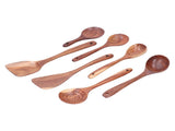Wooden Spatula Spoon Set Kitchenware Utensil Nonstick Mixing Spatula Pot Spoon with Long Handle for V1294-YM0901-3118210209911